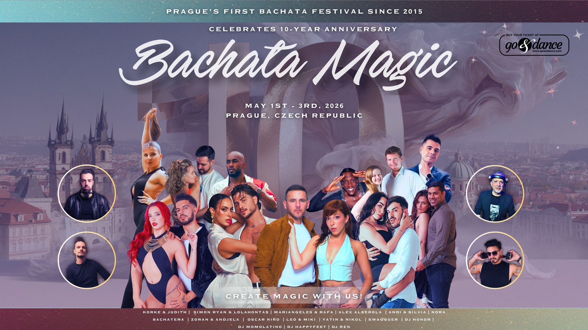 Bachata Magic Festival Prague 2026 10-YEAR ANNIVERSARY