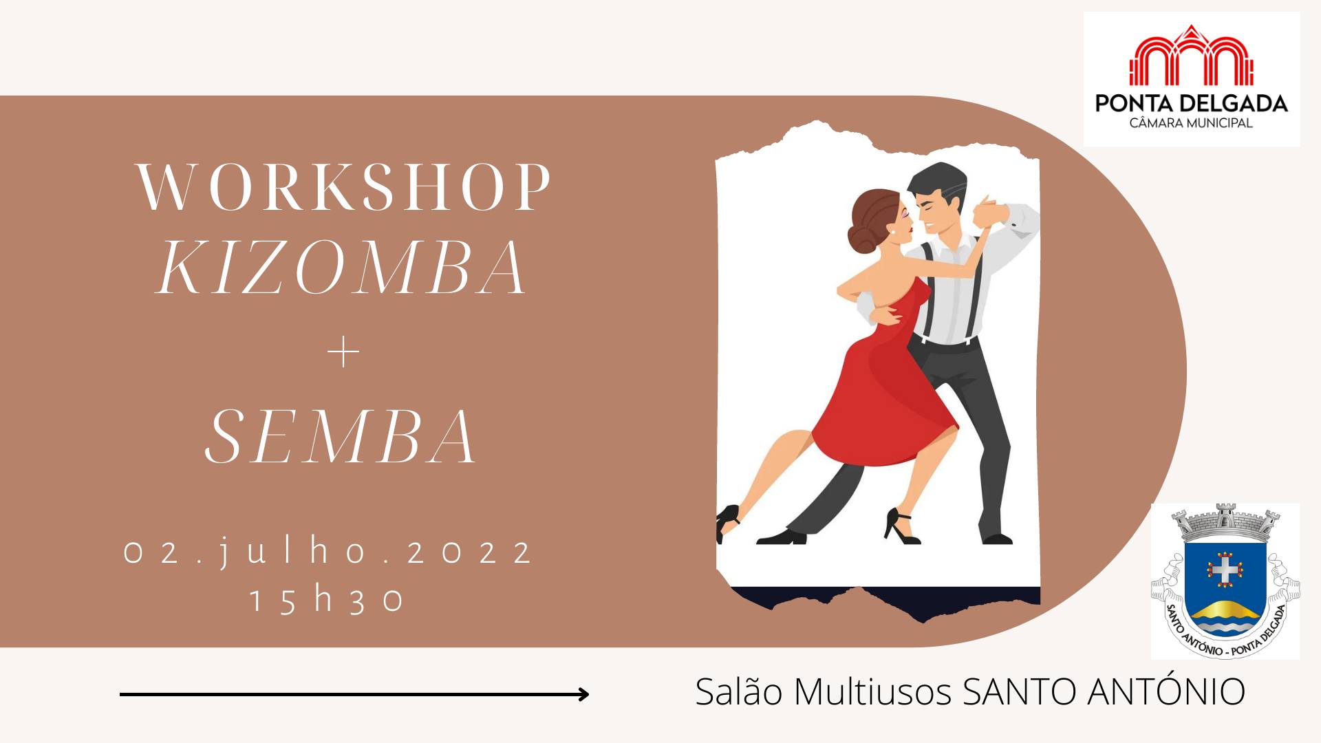 Workshop Dança Kizomba + Semba
