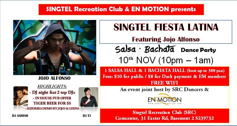 Singtel Fiesta Latina Nov feat Jojo Alfonso