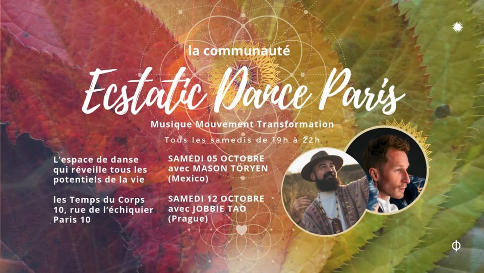 avec Mason Toryen, Danser, demander, accueillir sa puissance ★ Vivre Ecstatic Dance Paris