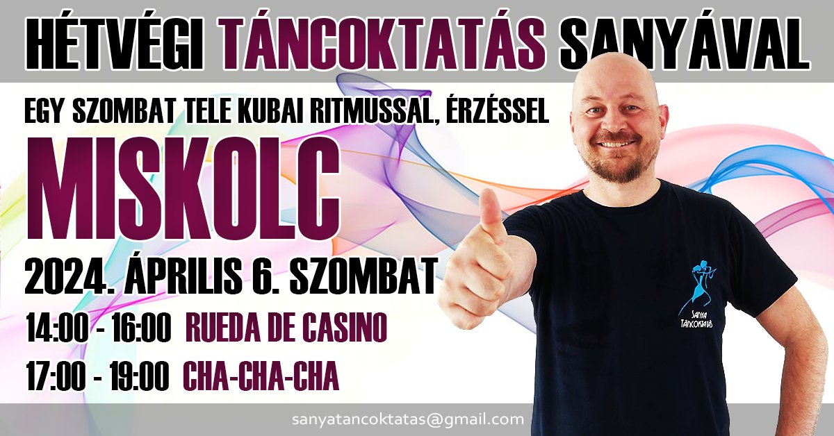 Hétvégi Táncoktatás Sanyával - Miskolc