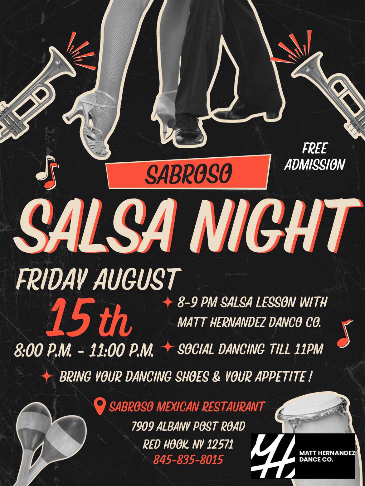 Sabroso Salsa Night - FREE ADMISSION!!!