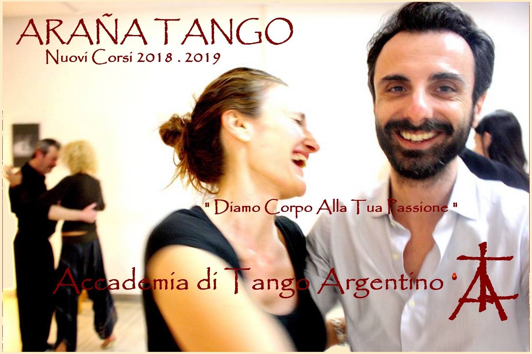 Accademia ARAÑA TANGO Nuovi Corsi 20182019
