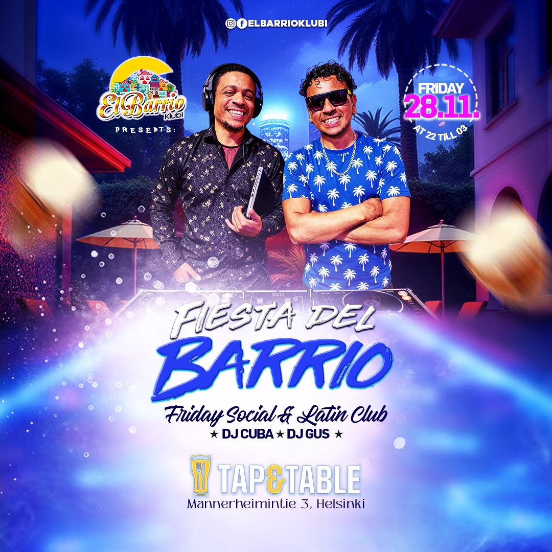 Fiesta del Barrio - Friday Social & Latin Club