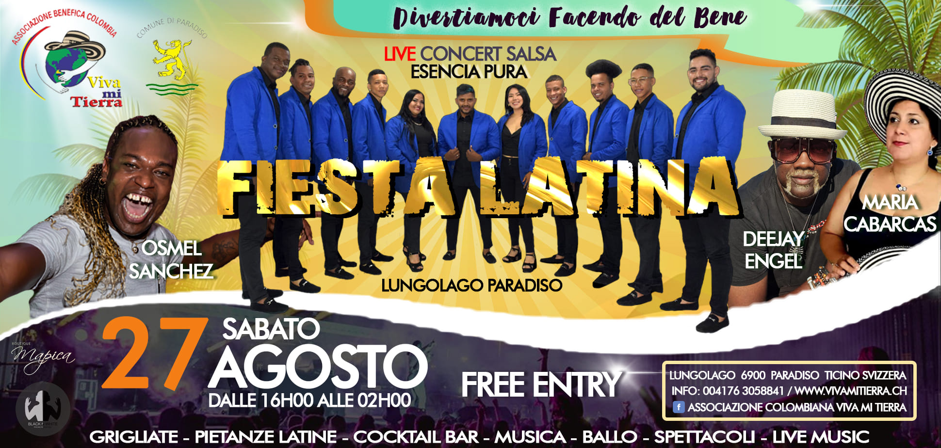 Fiesta Latina Lungolago Paradiso(Lugano)