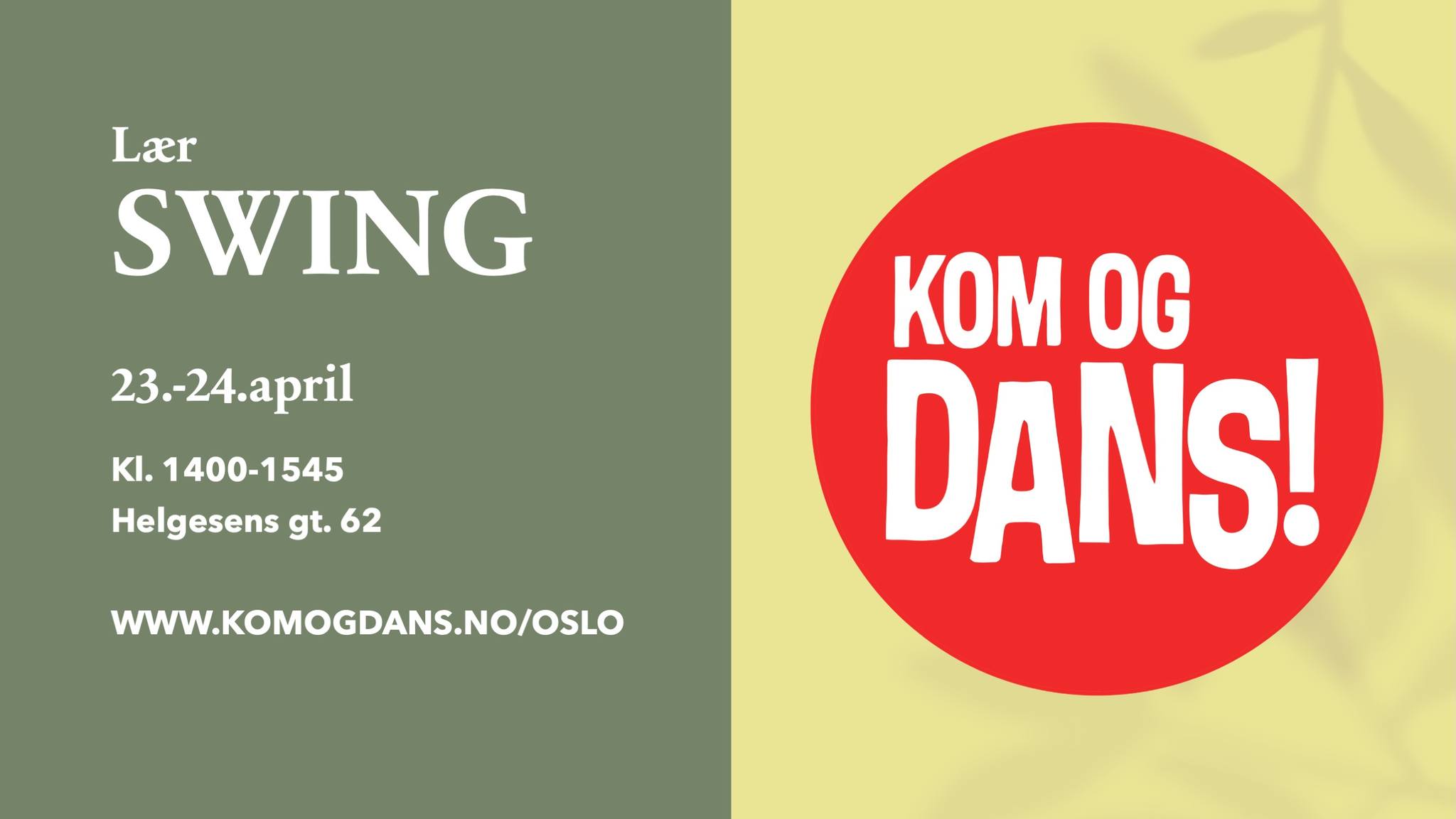 Lær Swing på 2 dager