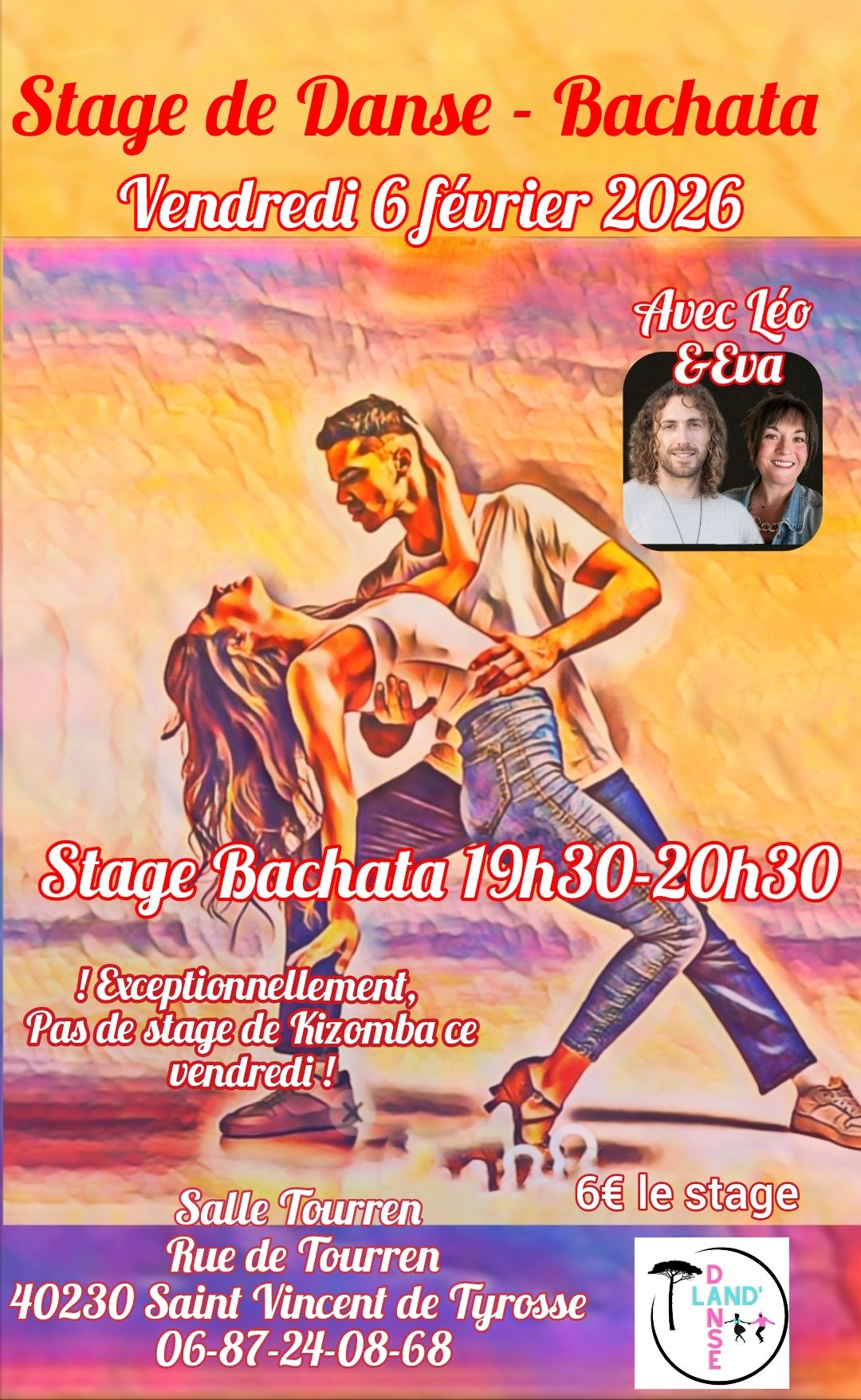 Stage Bachata chez Land' Danse