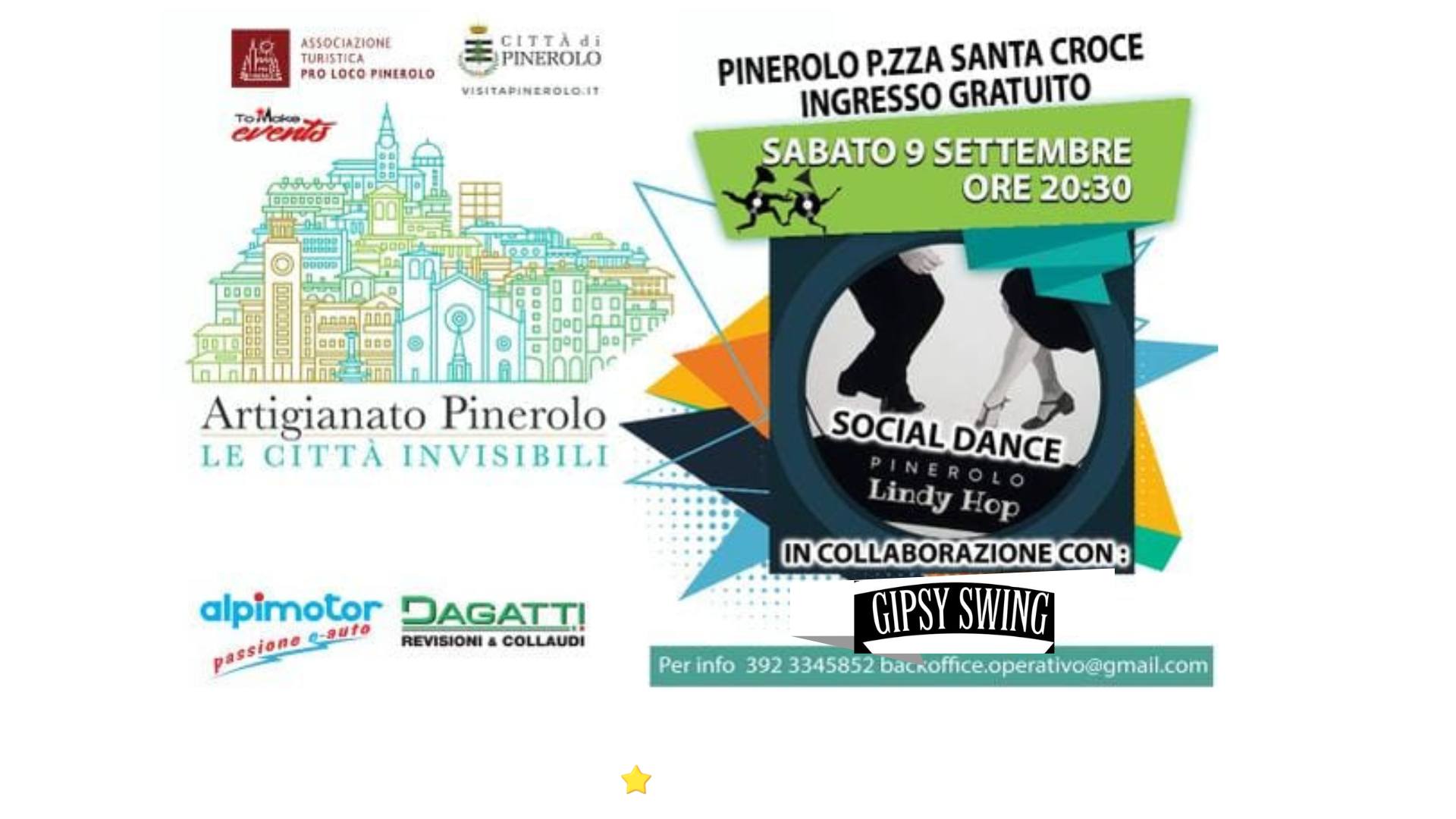 Artigianato Pinerolo Social Swing dance