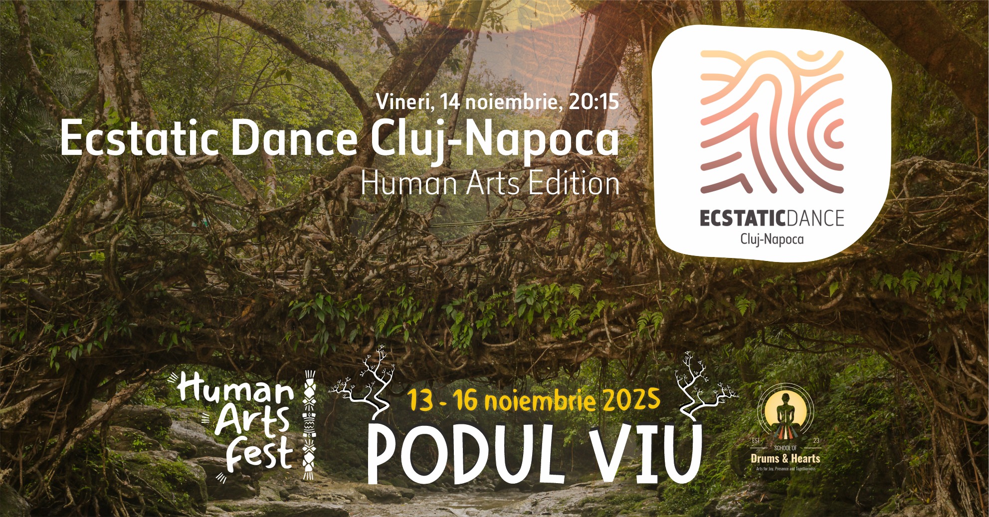 Ecstatic Dance Cluj-Napoca Human Arts Edition