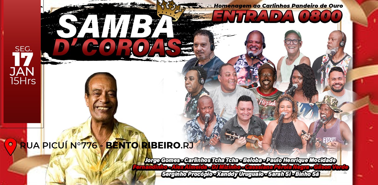 SAMBA D´CORAS - HOMENAGEIA (CARLINHOS PANDEIRO DE OURO)