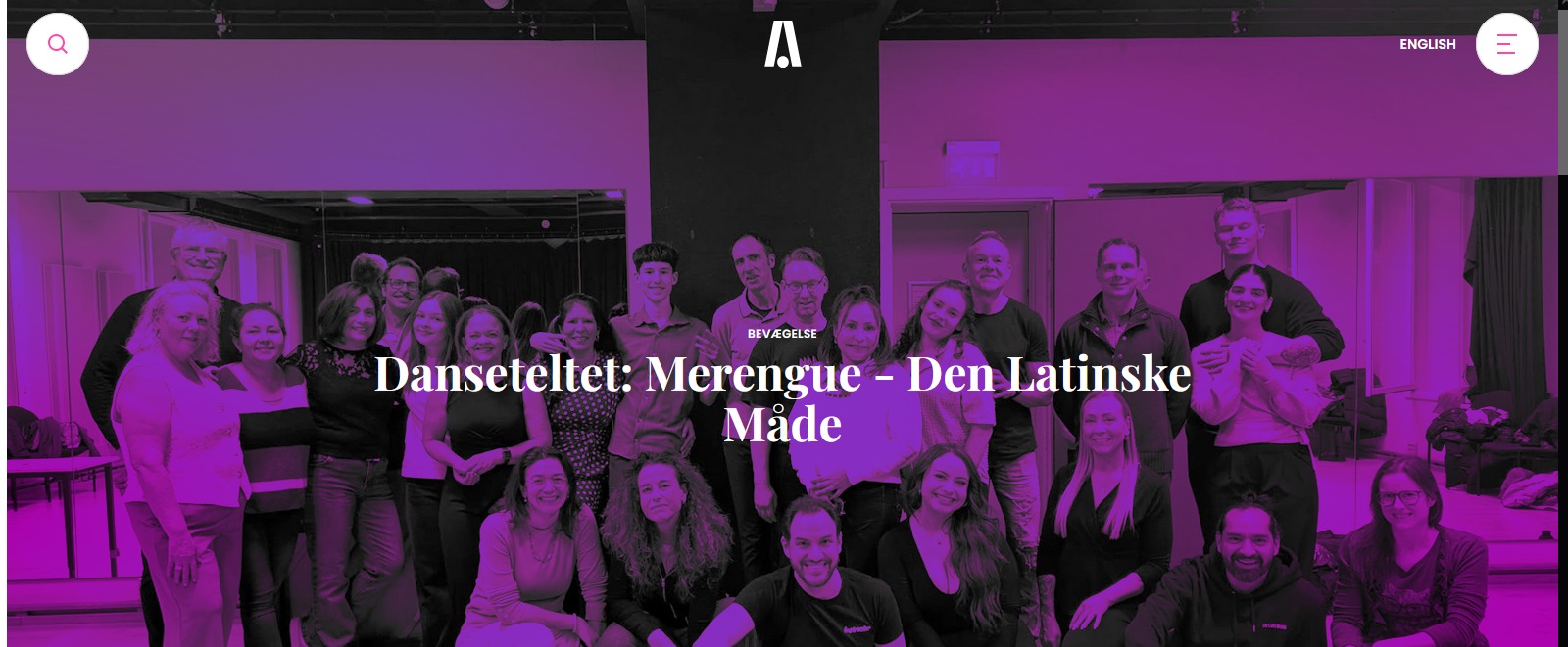 Merengue & Salsa "The Latin Way" @ Danseteltet Aarhus Festuge: Class & Social