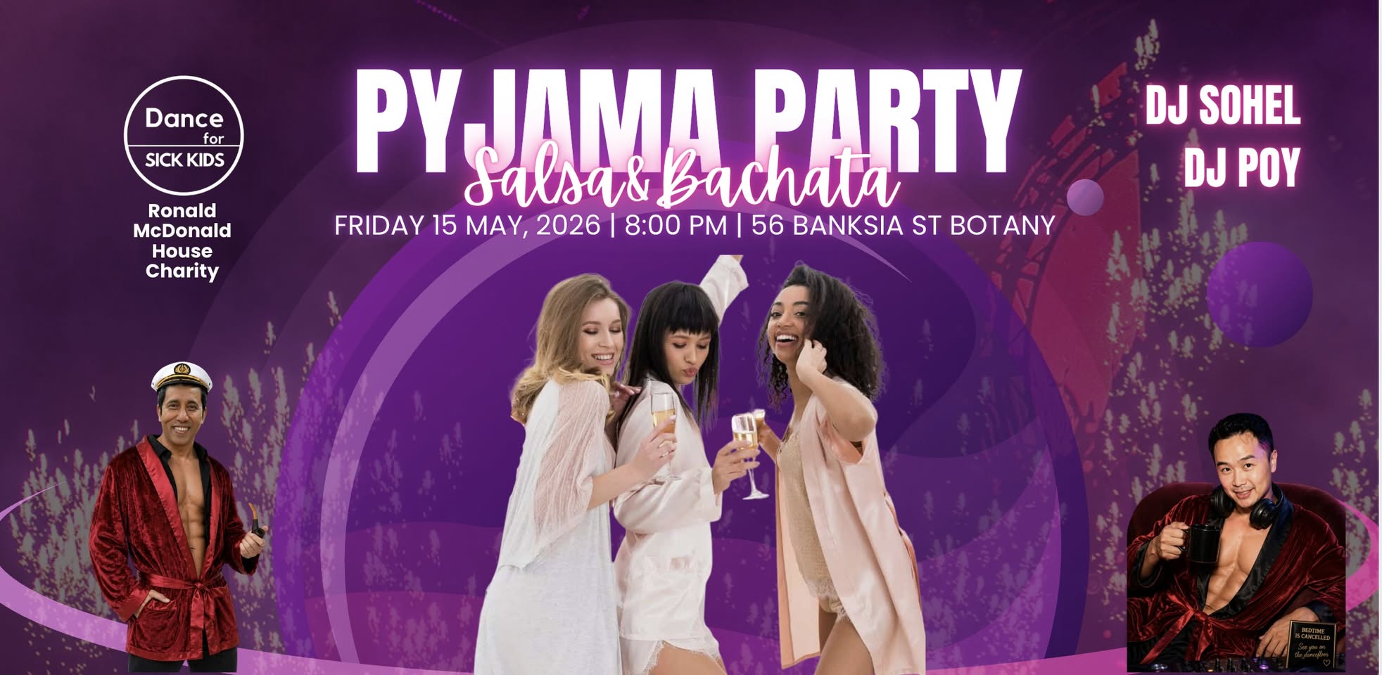 Pyjama Party: 'Dance 4 Sick Kids'