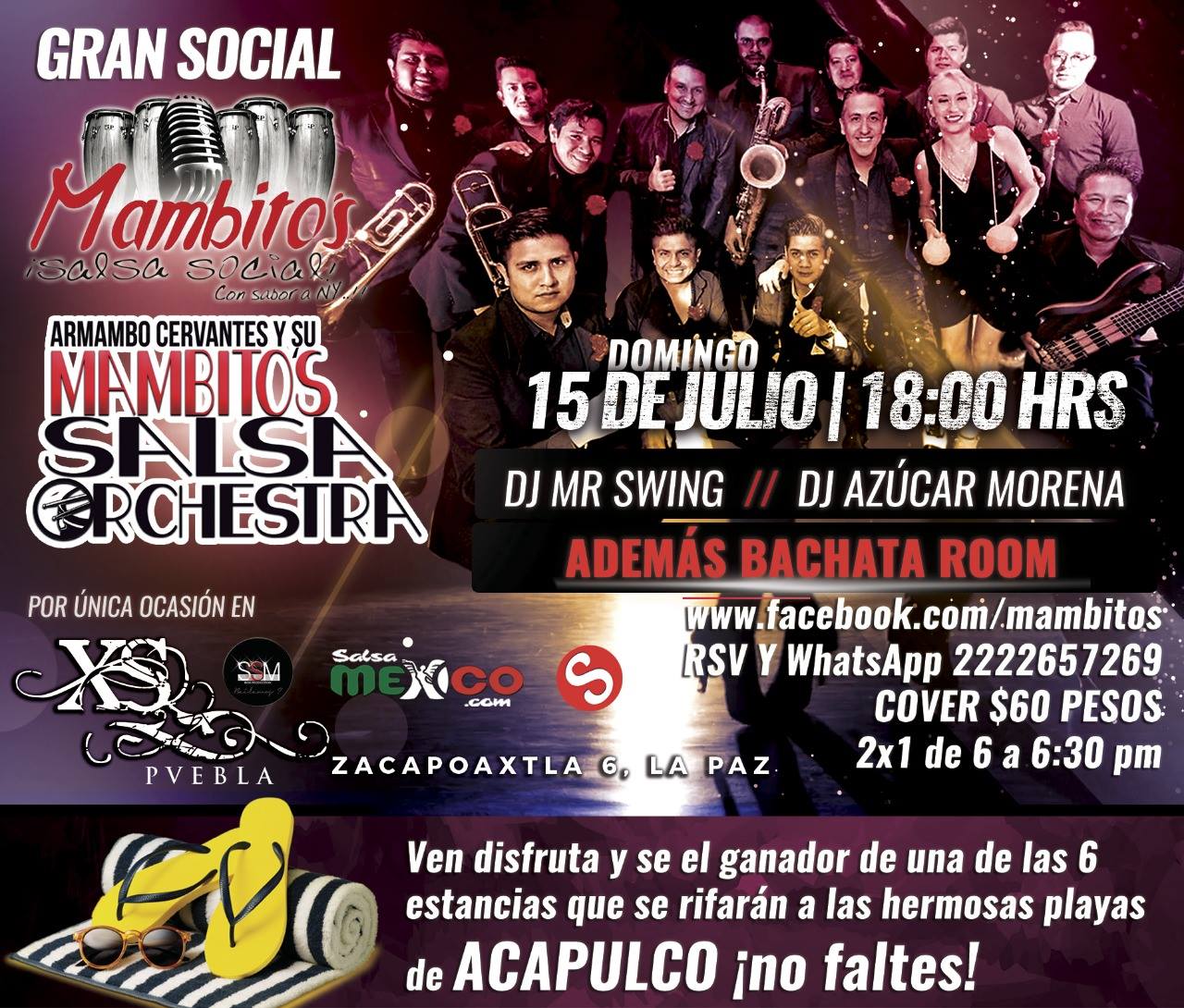 Mambitos y la Mambito's Salsa Orchestra en XS