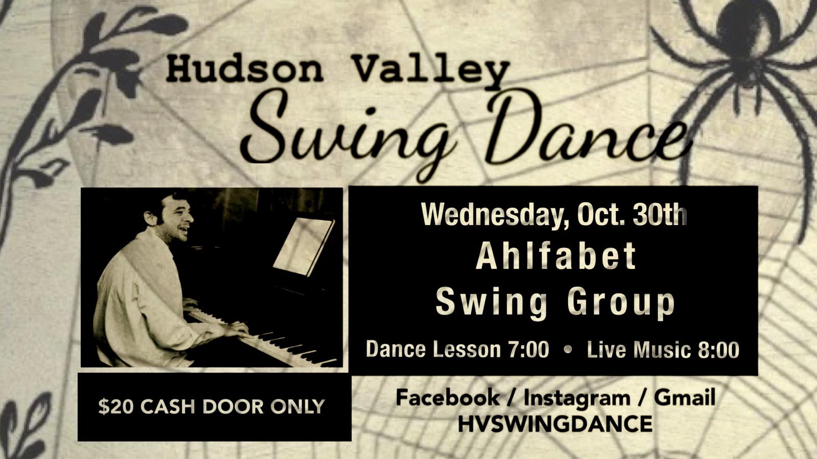 Halloween Swing Dance Night in The Garage w Ahlfabet Swing Group