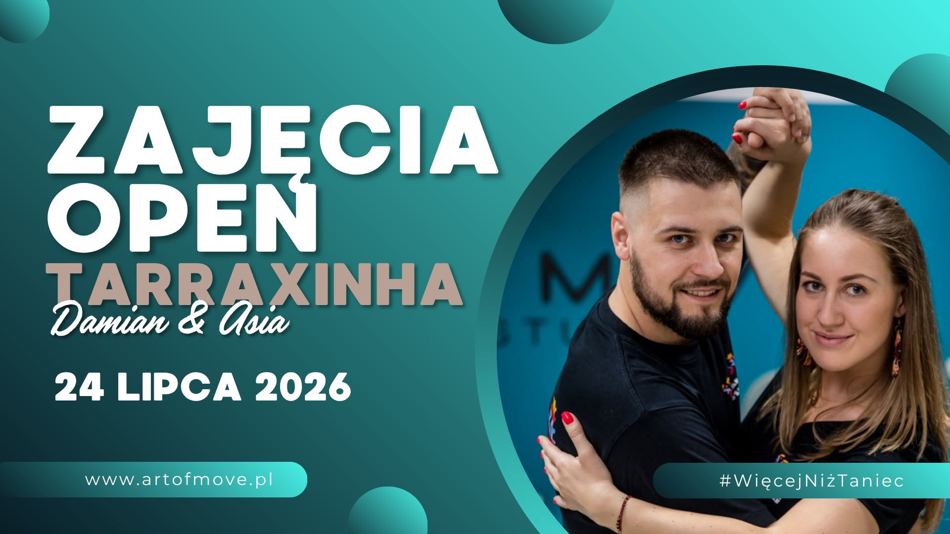 TARRAXINHA - zajęcia open 24.07 Art of Move
