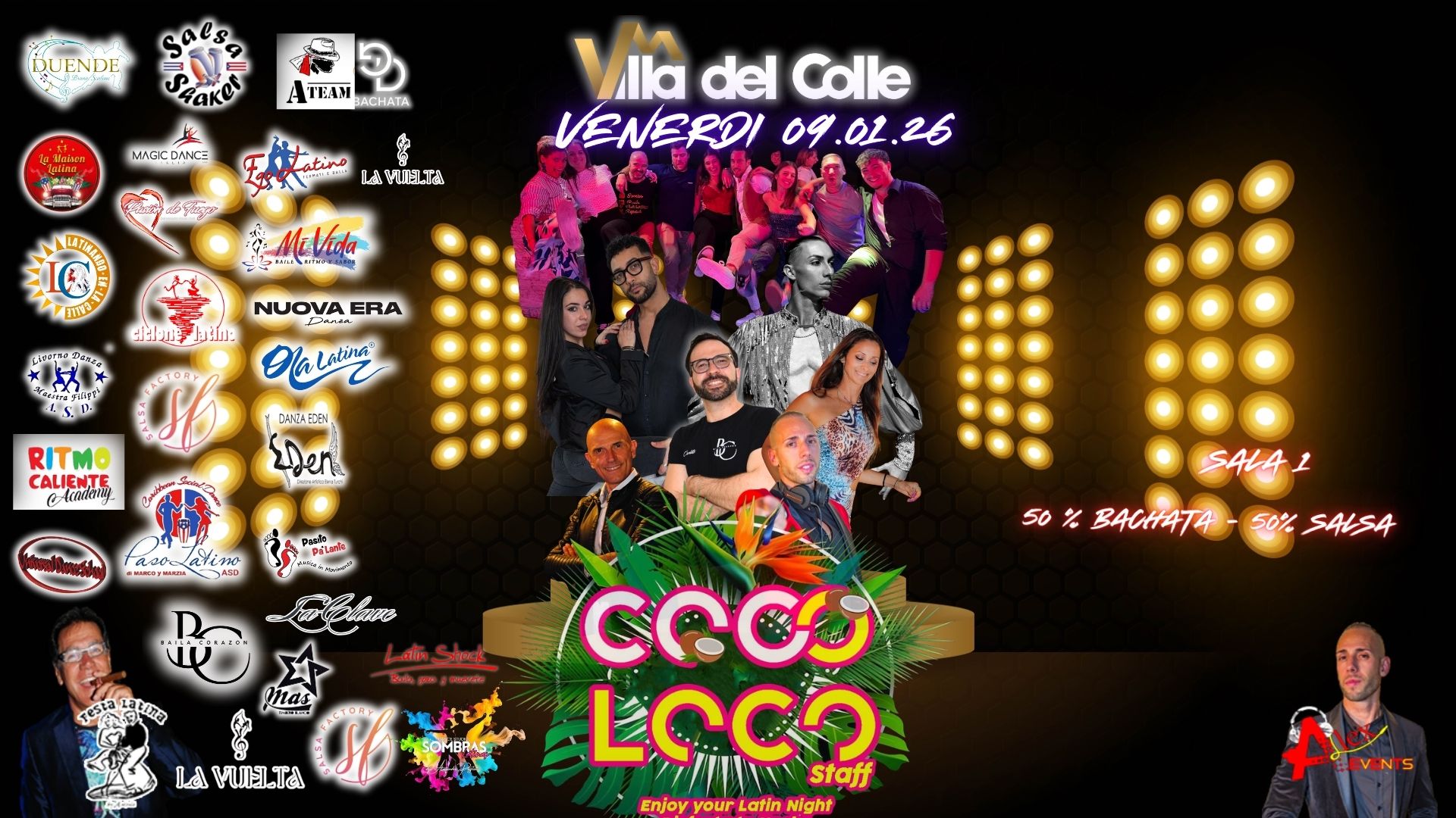 Venerdi 09 01 26 CocoLoco Latino @Villa del Colle