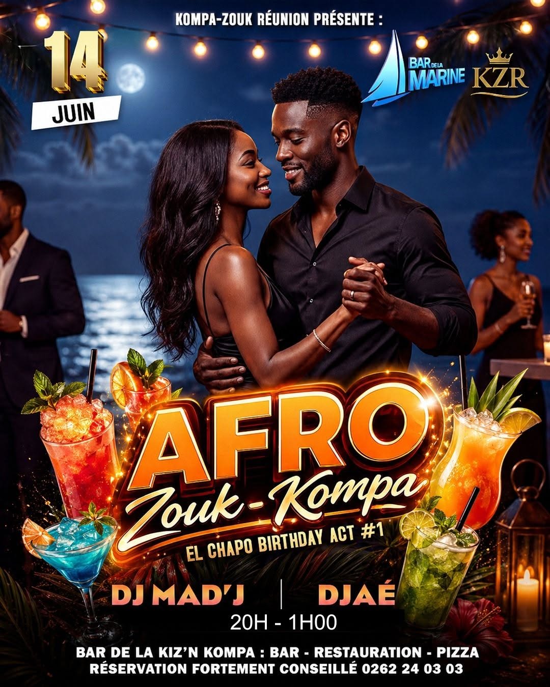 AFRO ZOUK KOMPA 🥳El Chapo Birthday 🎂Act #1💃🕺