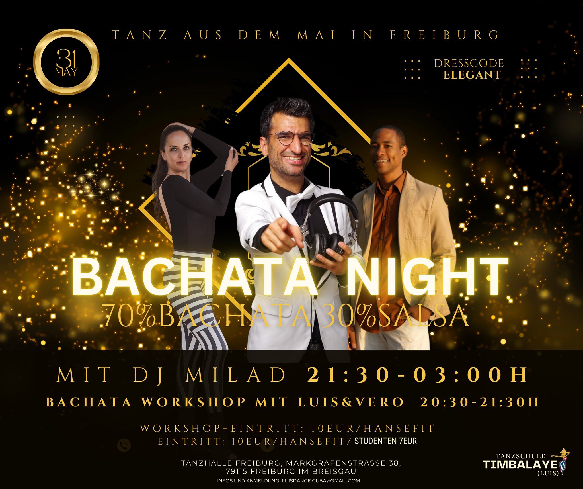 BACHATA NIGHT FREIBURG - Tanz aus dem Mai in Freiburg
