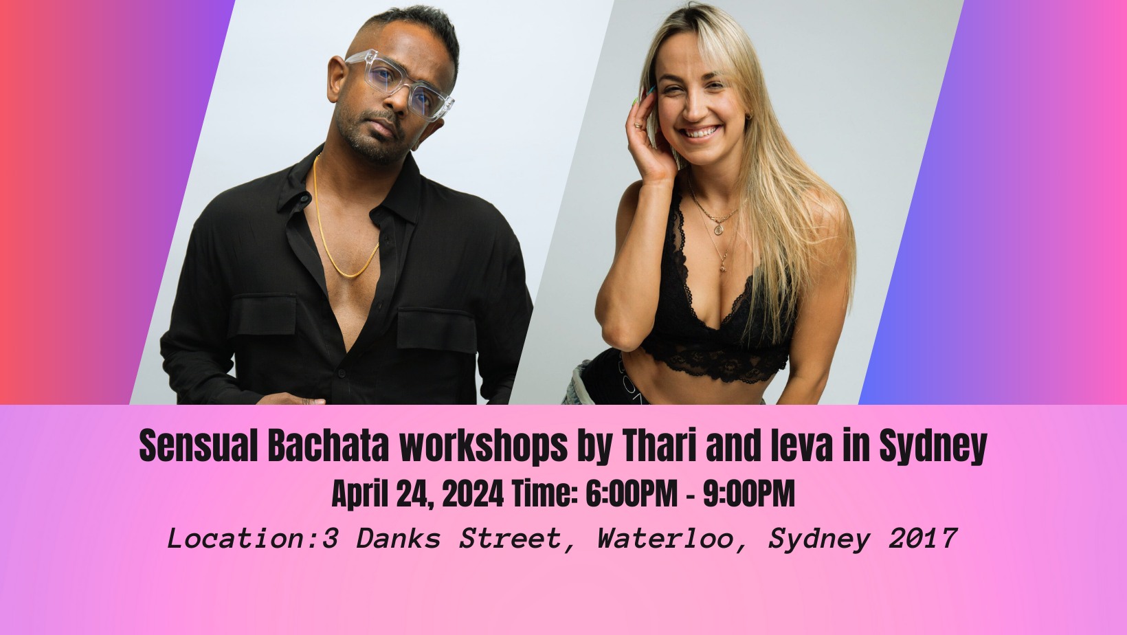 Sensual Bachata workshops by Thari and Ieva in Sydney