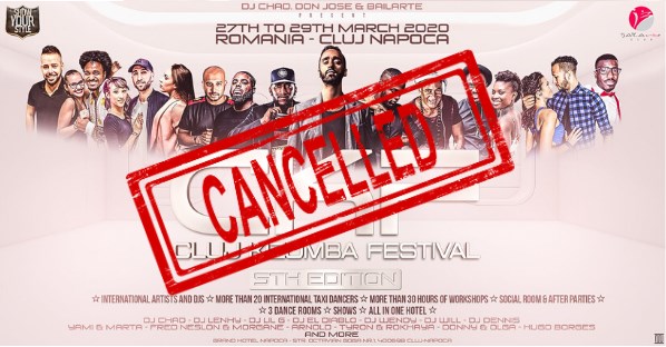 Cluj Kizomba Festival 5th - 26 03>30 03 2020 - Romania