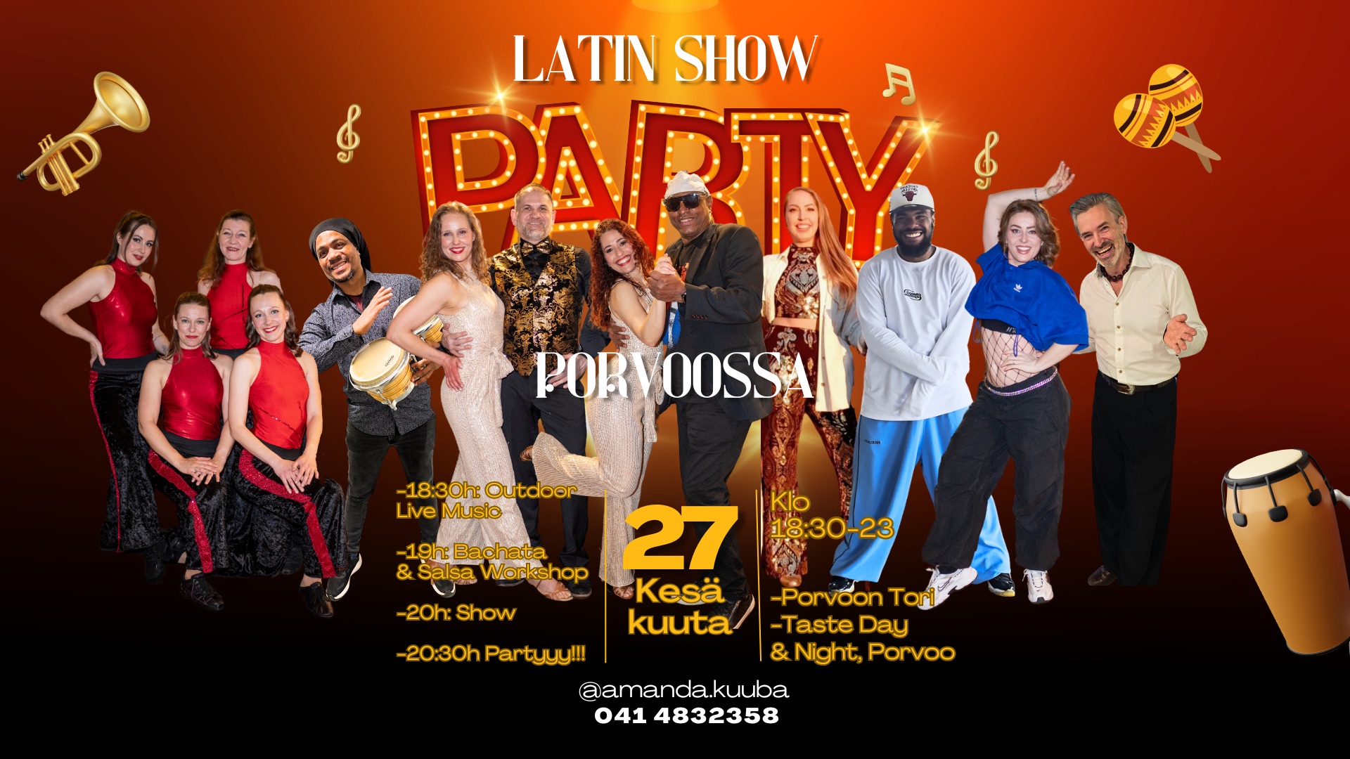 LATIN SHOW PARTY PORVOOSSA