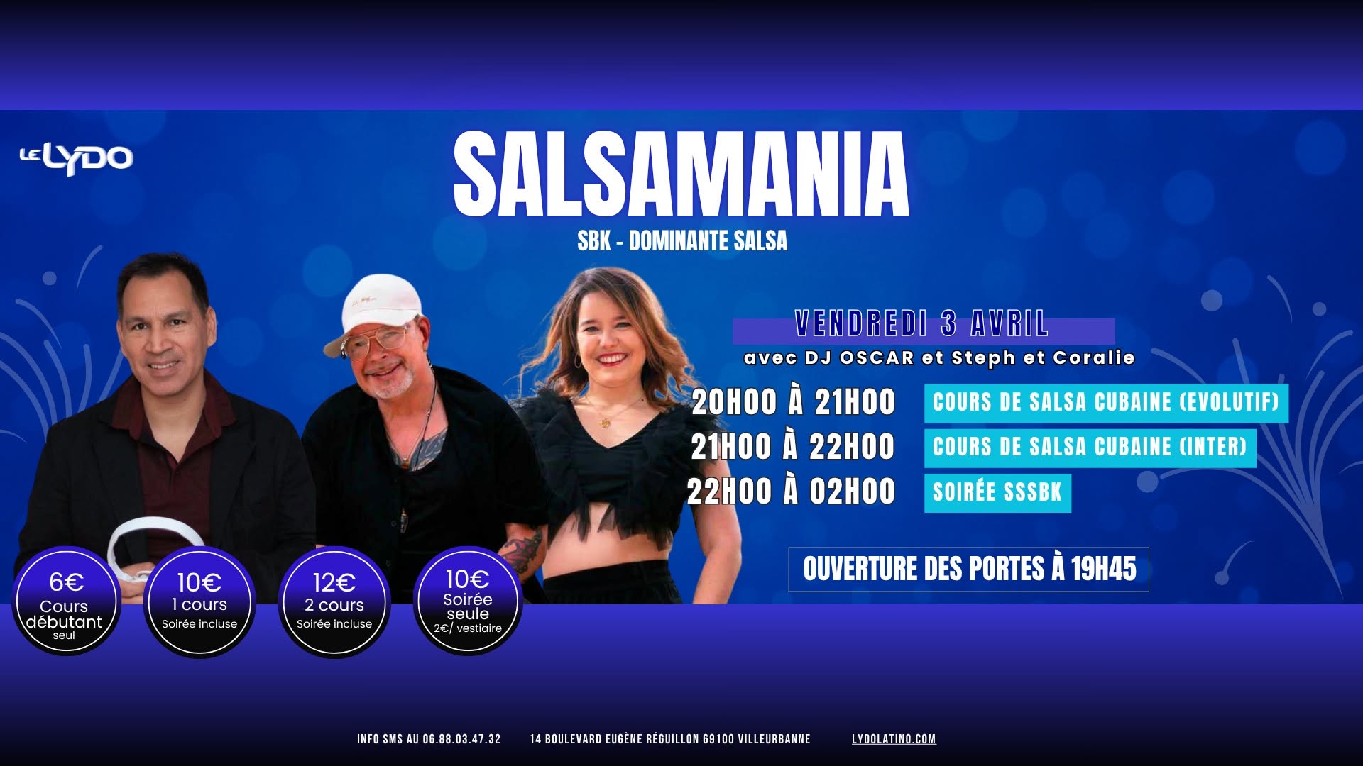 Salsamania au Lydo (Salsa) avec Steph et Coralie