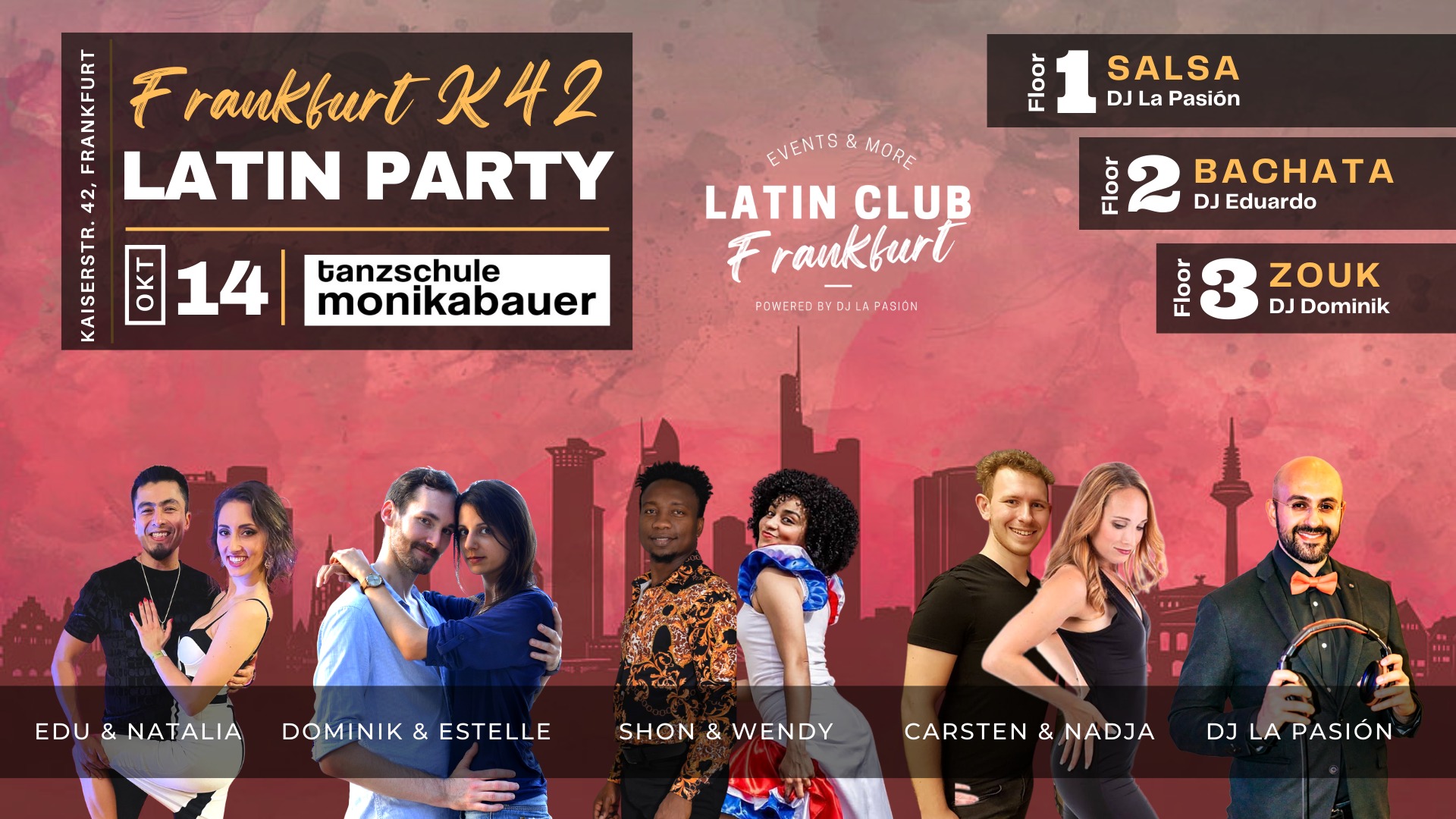 ★ Latin Party K42 ★ Frankfurt - 3 Floors!