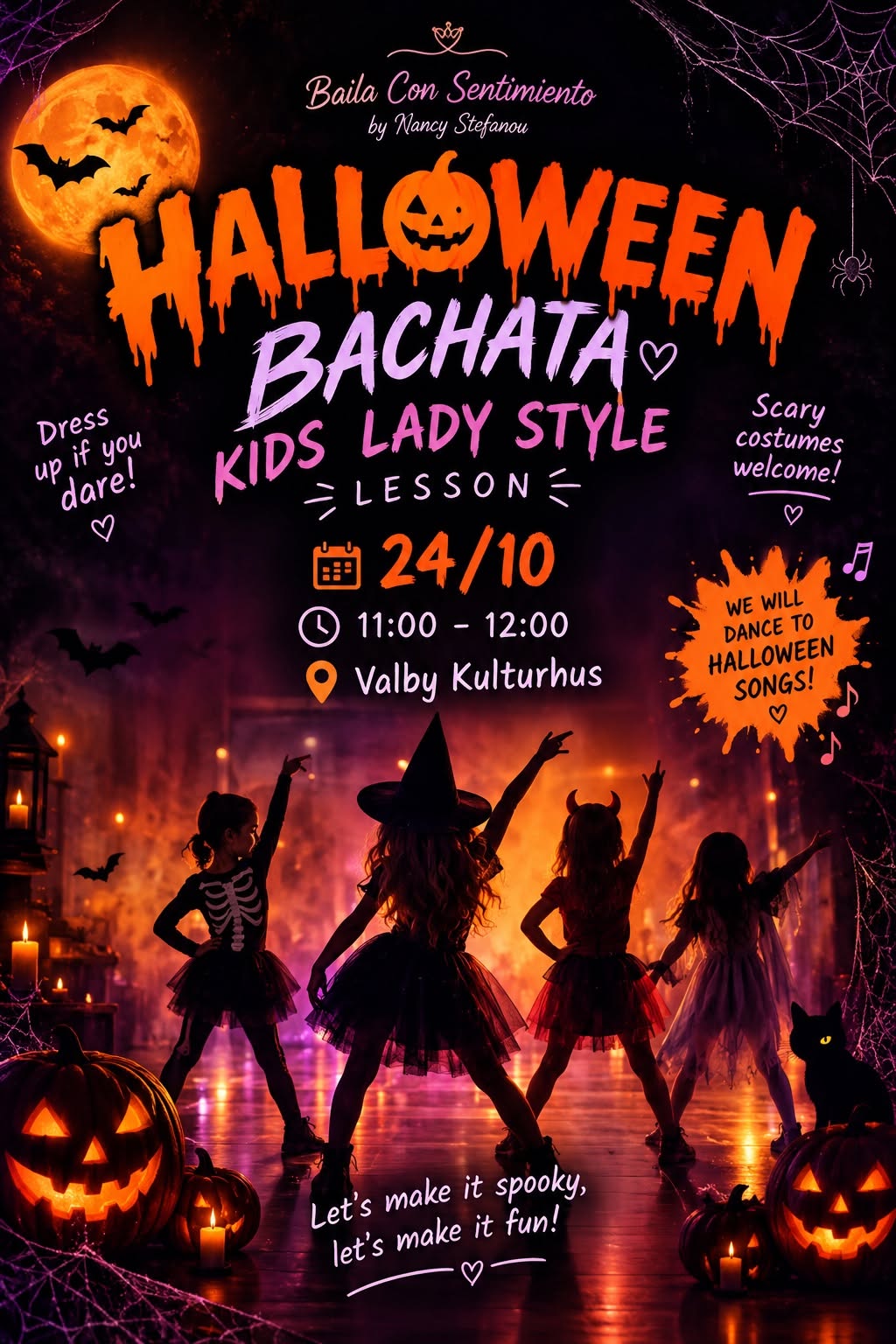 Bachata Lady Style Kids🎃Halloween Version🕷️