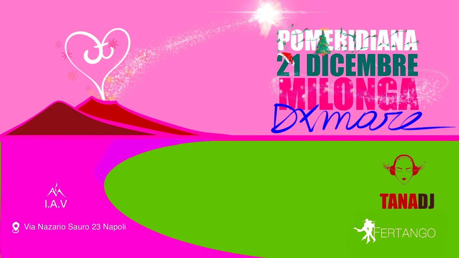 Pomeridiana d'AMare Domenica 21 Dicembre Fiesta del Tango