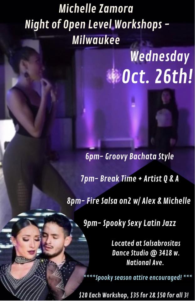 Michelle Zamora - Night of Wednesday Workshops Milwaukee