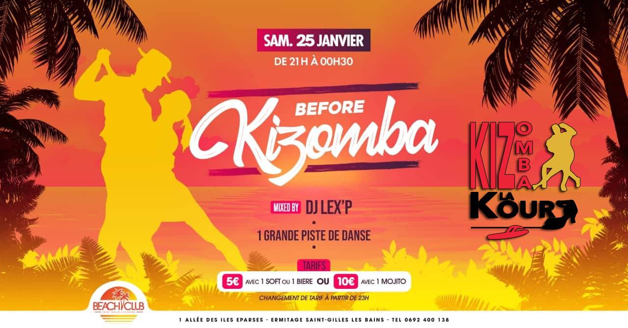 Soirée 100% Kizomba au Beach Club Samedi 25 Janv de 21h 00h30
