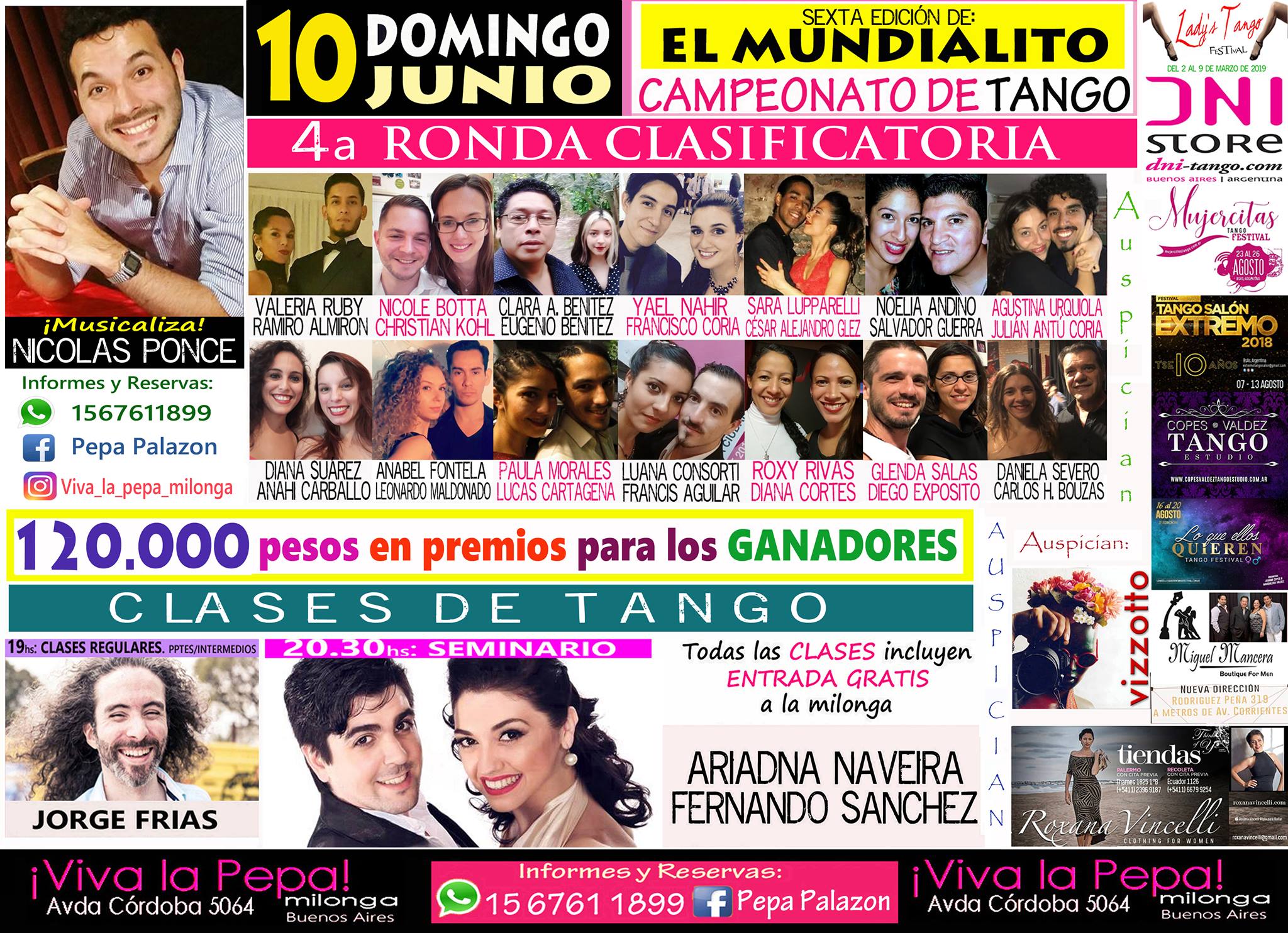 Hoy Domingo 10 6 Cuarta Ronda del Mundialito de VIVA La PEPA!