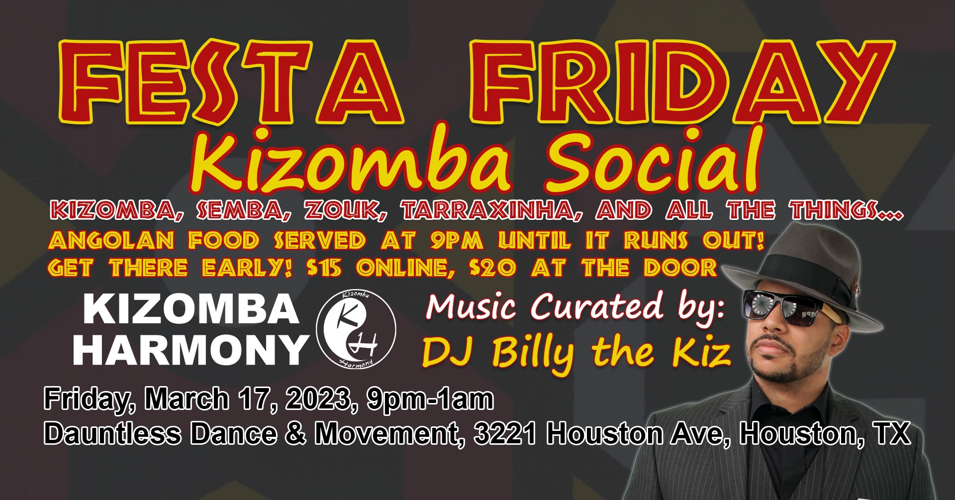 Kizomba Harmony Festa Friday Social August 2022