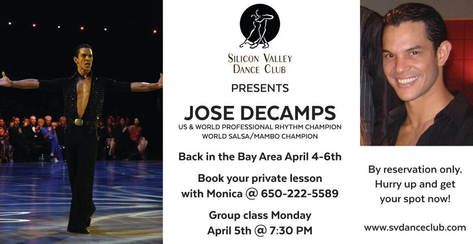 Silicon Valley Dance Club Mambo class Monday April 5th!