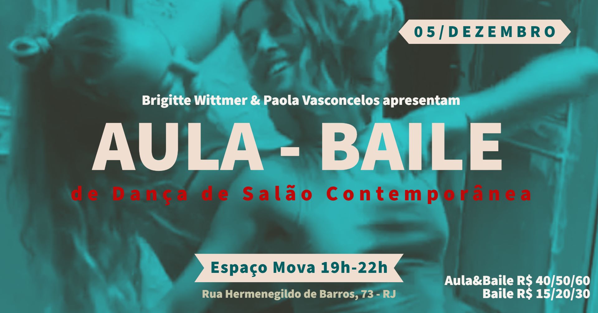 Aula-Baile de Dança de Salão Contemporânea