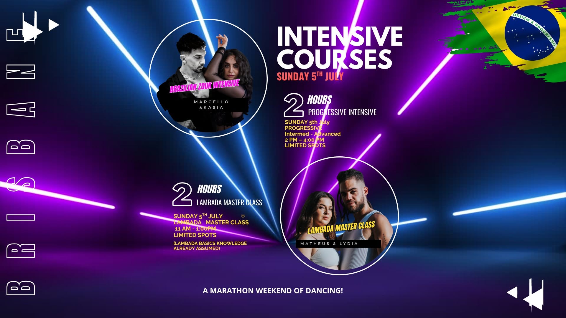 Zouk & Lambada Intensive Courses Sunday 5th July 2026