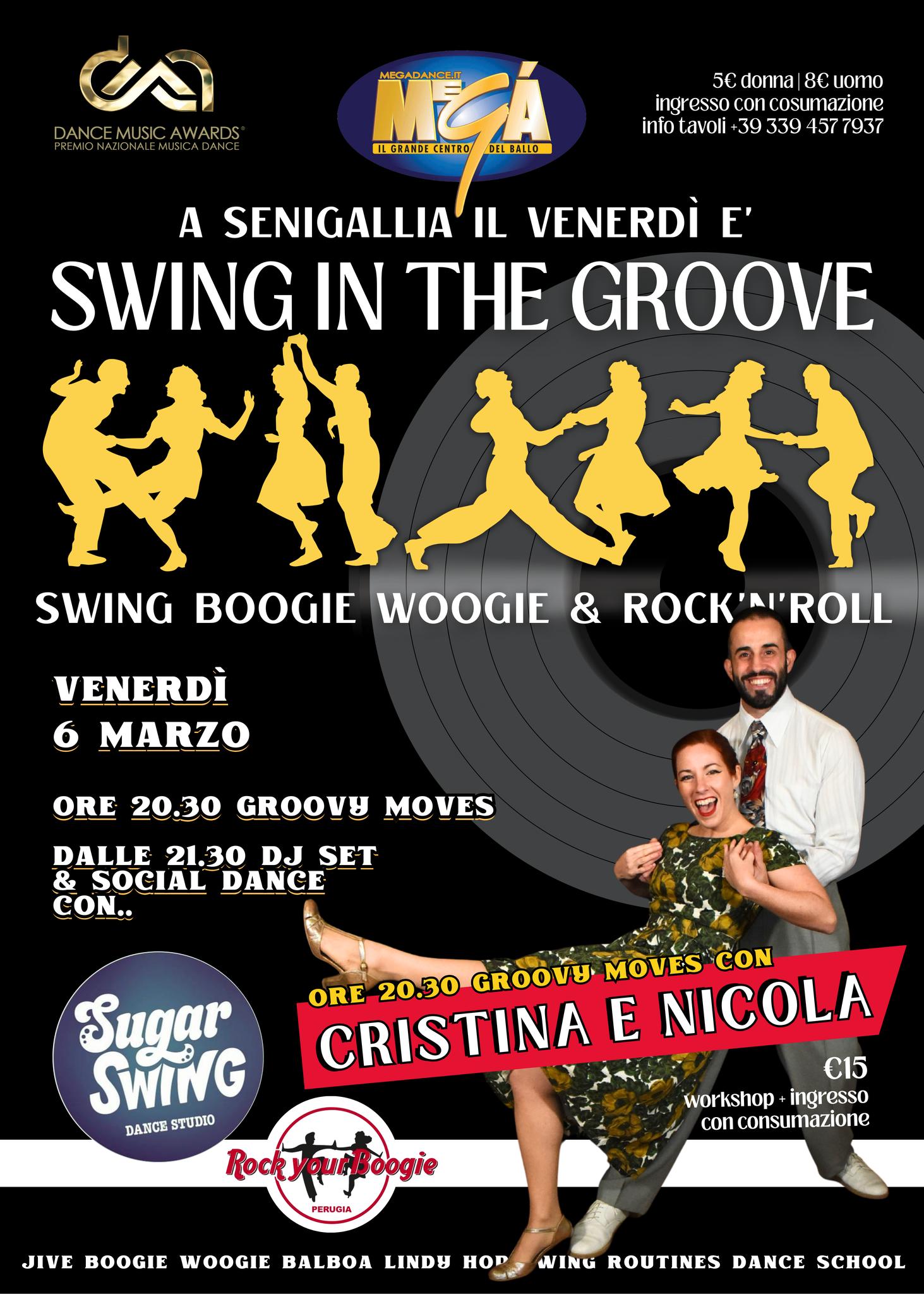 SWING in the GROOVE con WORKSHOP + DJ SET by ROCK YOUR BOOGIE
