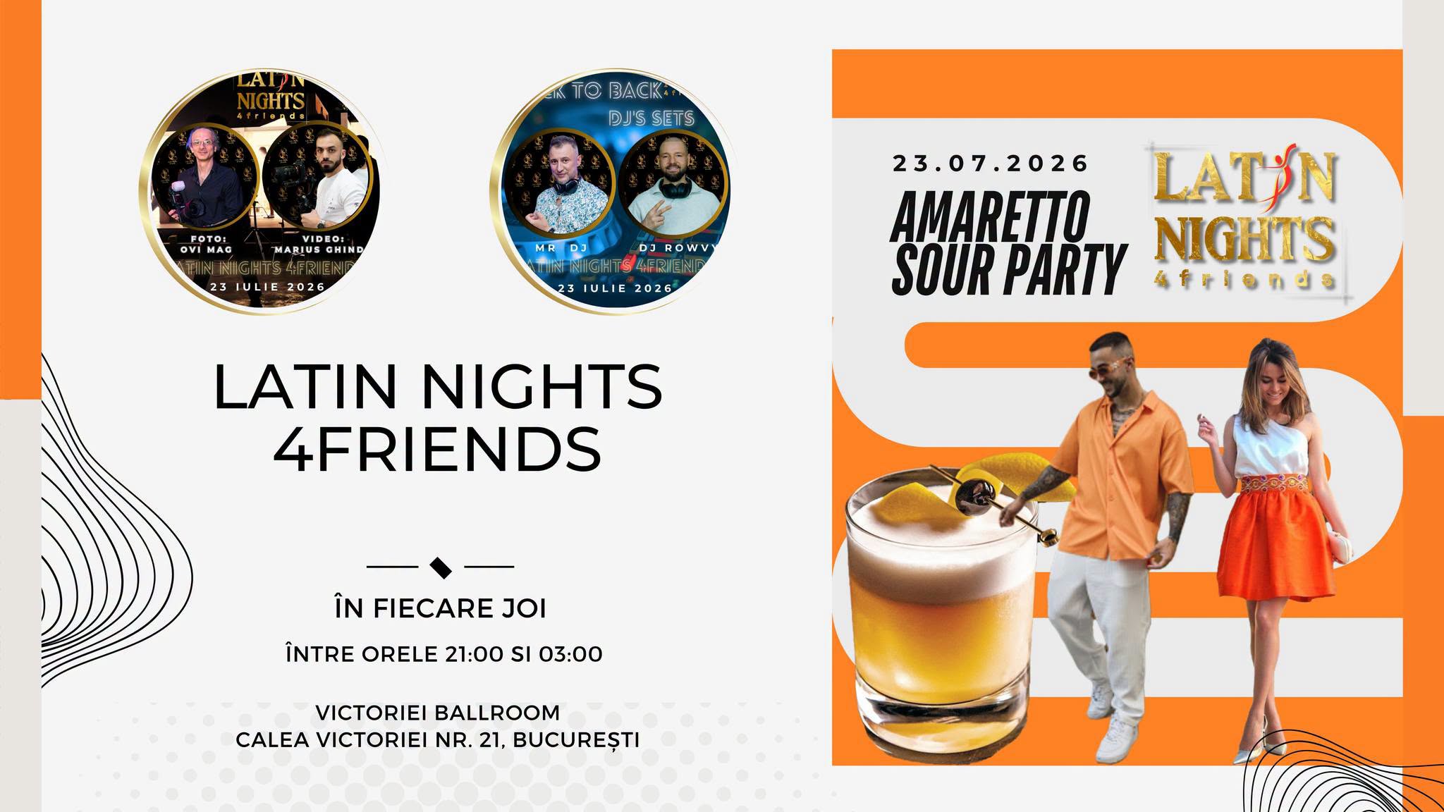 Latin Nights 4friends every thursday 2026