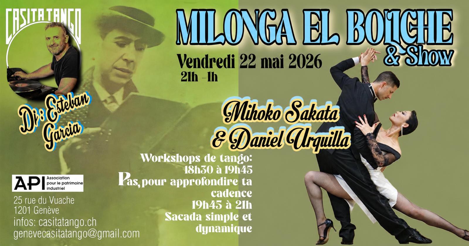 MILONGA EL BOLICHE avec Daniel & Mihoko