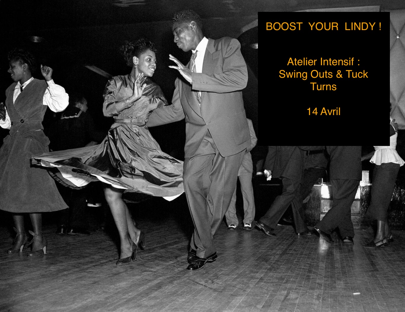 Boost your Lindy Atelier Intensif : Swing Outs & Tuck Turns