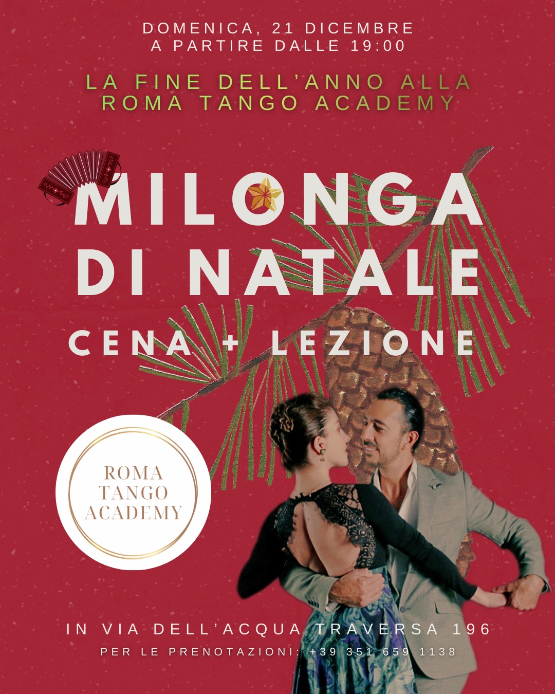 Festa di Natale alla Roma Tango Academy 🤍