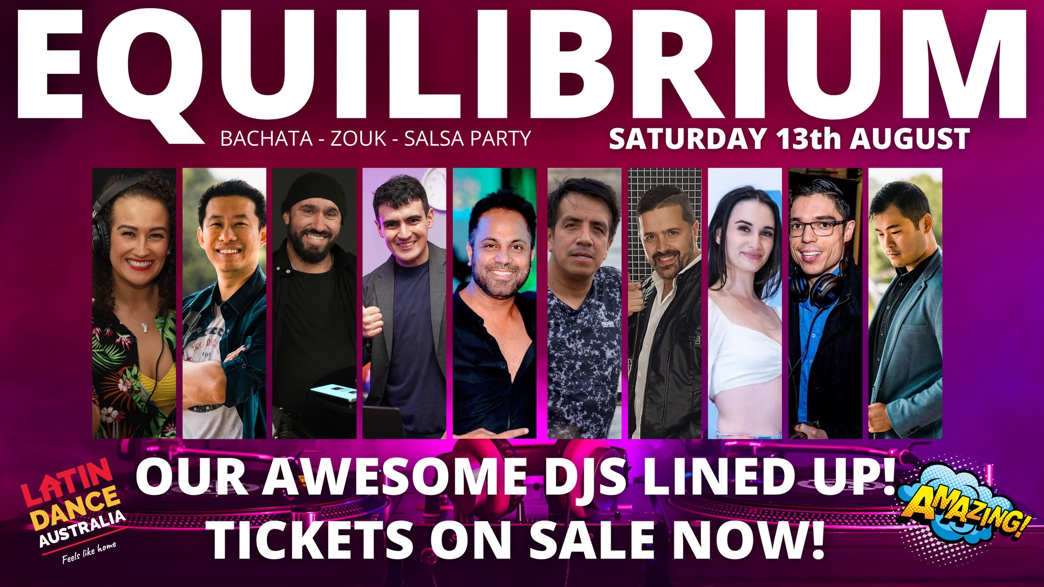 EQUILIBRIUM - BACHATA ZOUK SALSA NIGHT!