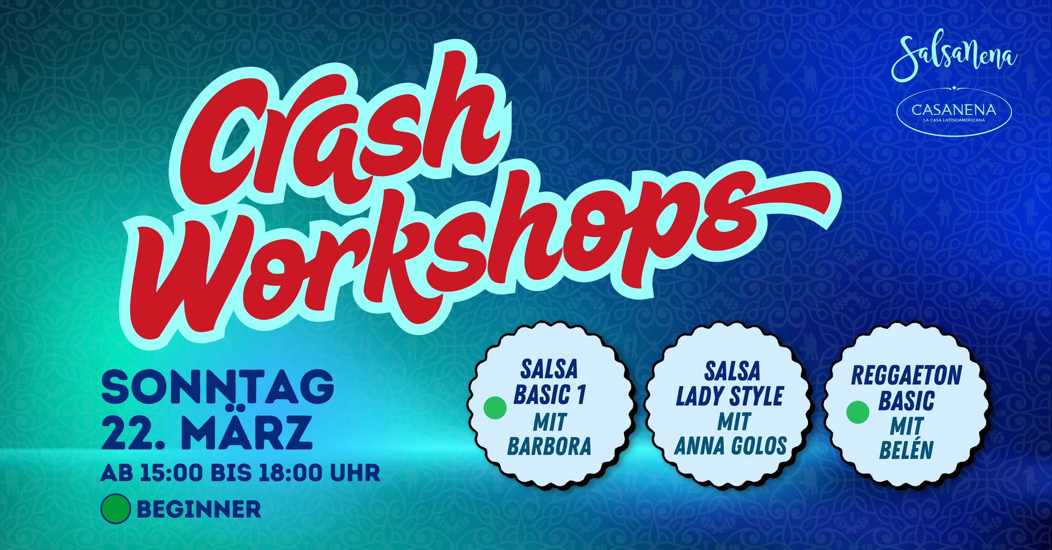 SONNTAG - CRASH- WORKSHOPS 💃🥳😎