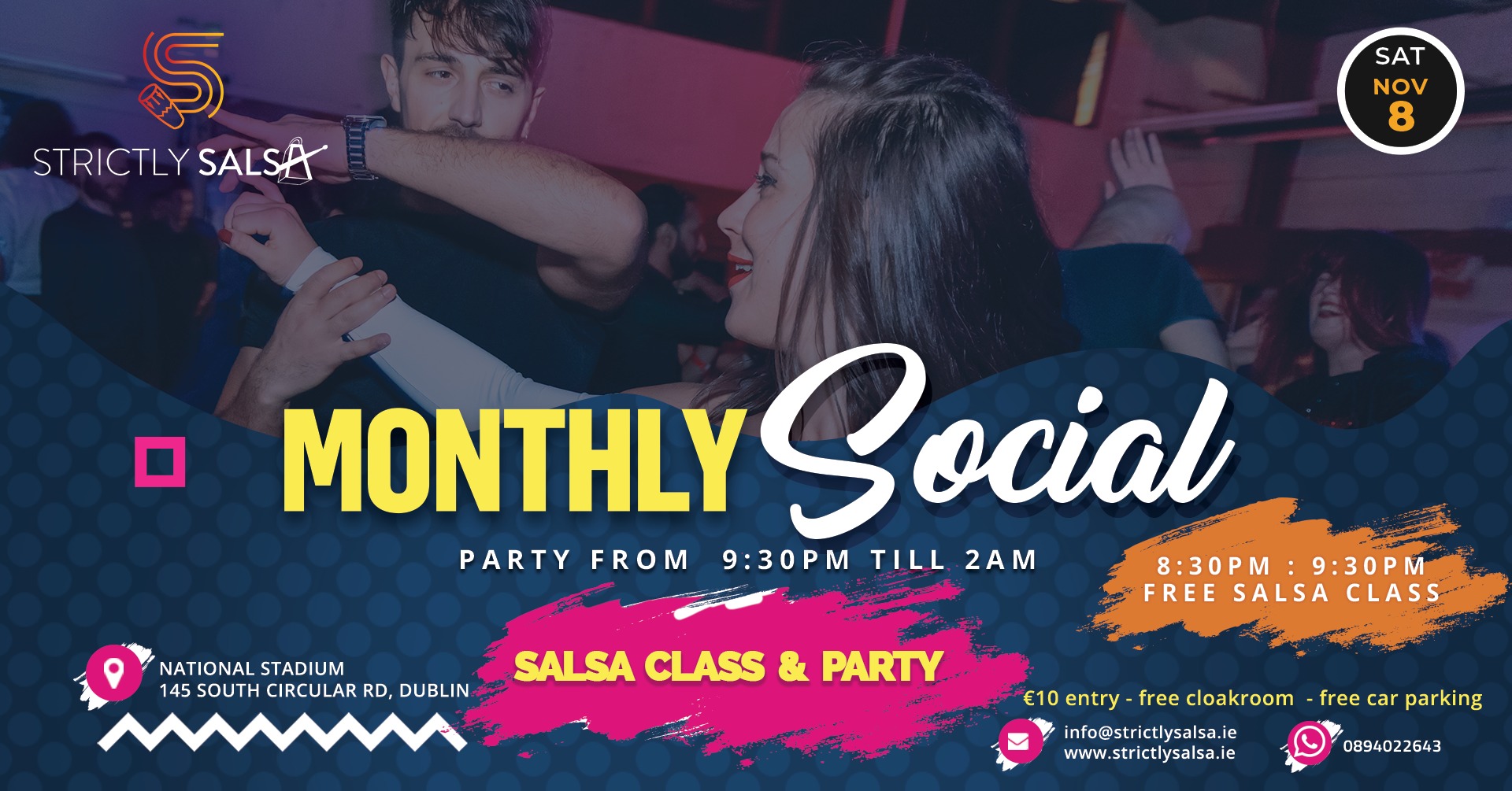 Strictly Salsa - November Monthly Social with FREE Salsa Class