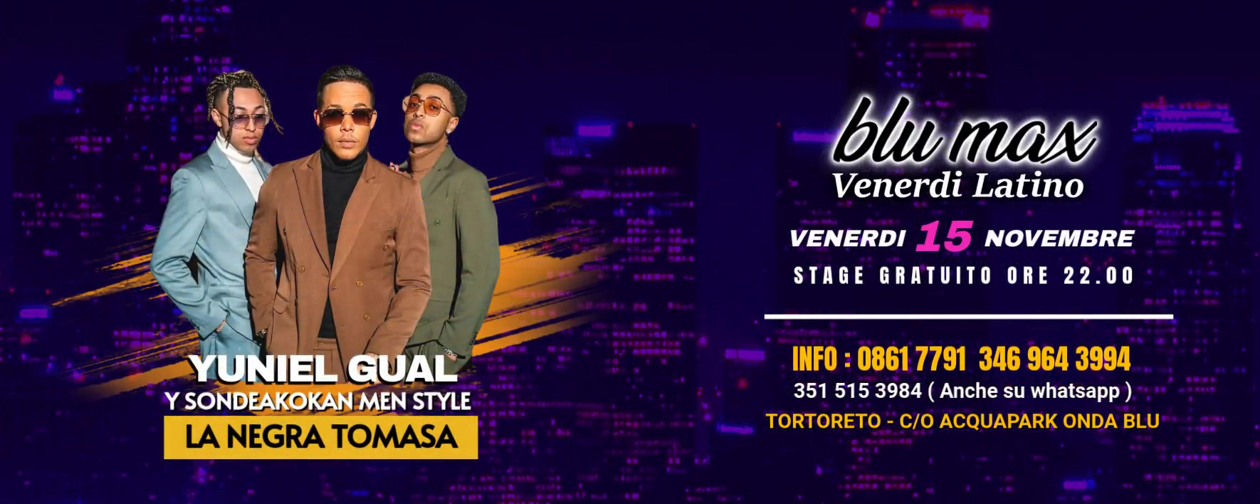 BLU MAX VENERDI 15 NOVEMBRE LATINO - ๐ฌ๐๐ป๐ถ๐ฒ๐น ๐๐๐ฎ๐น ๐ ๐ฆ๐ผ๐ป๐ฑ๐ฒ๐ฎ๐ธ๐ผ๐ธ๐ฎ๐ป