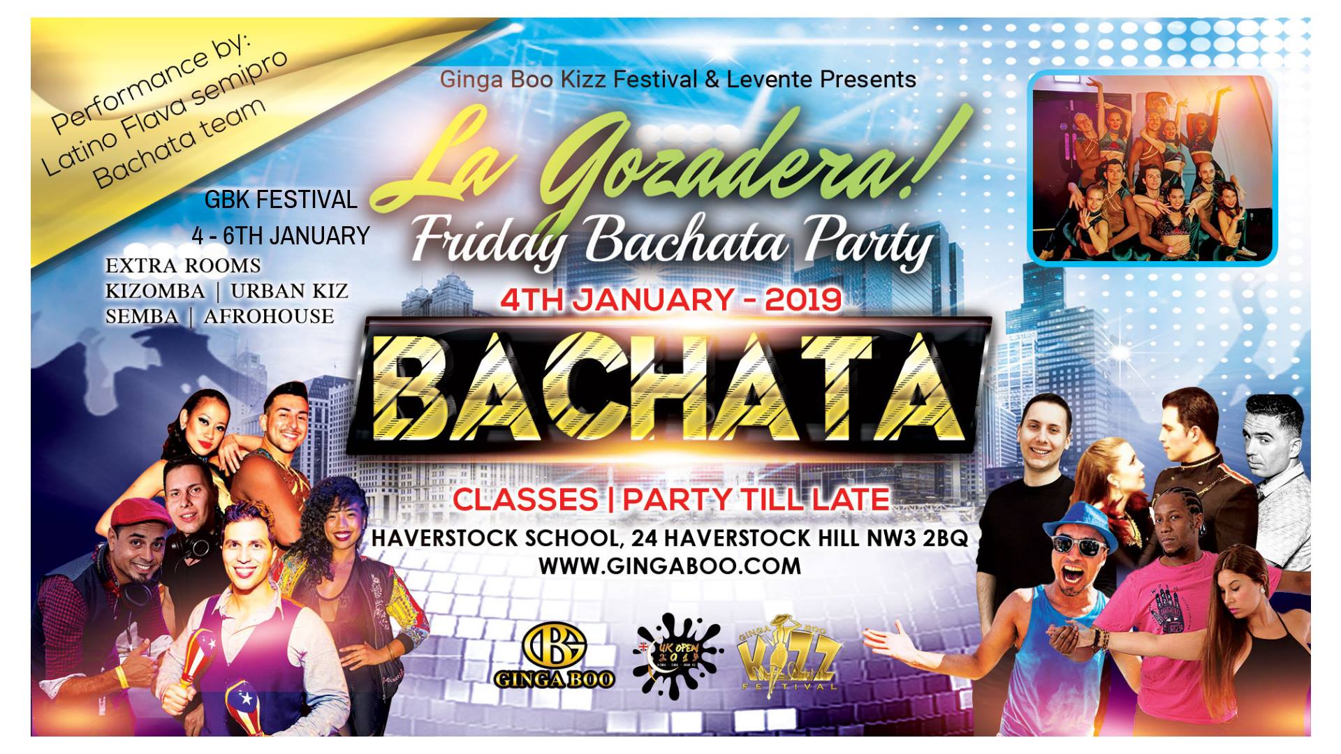 La Gozadera - Bachata Room at GBKF 2019 UK Kizomba Festival