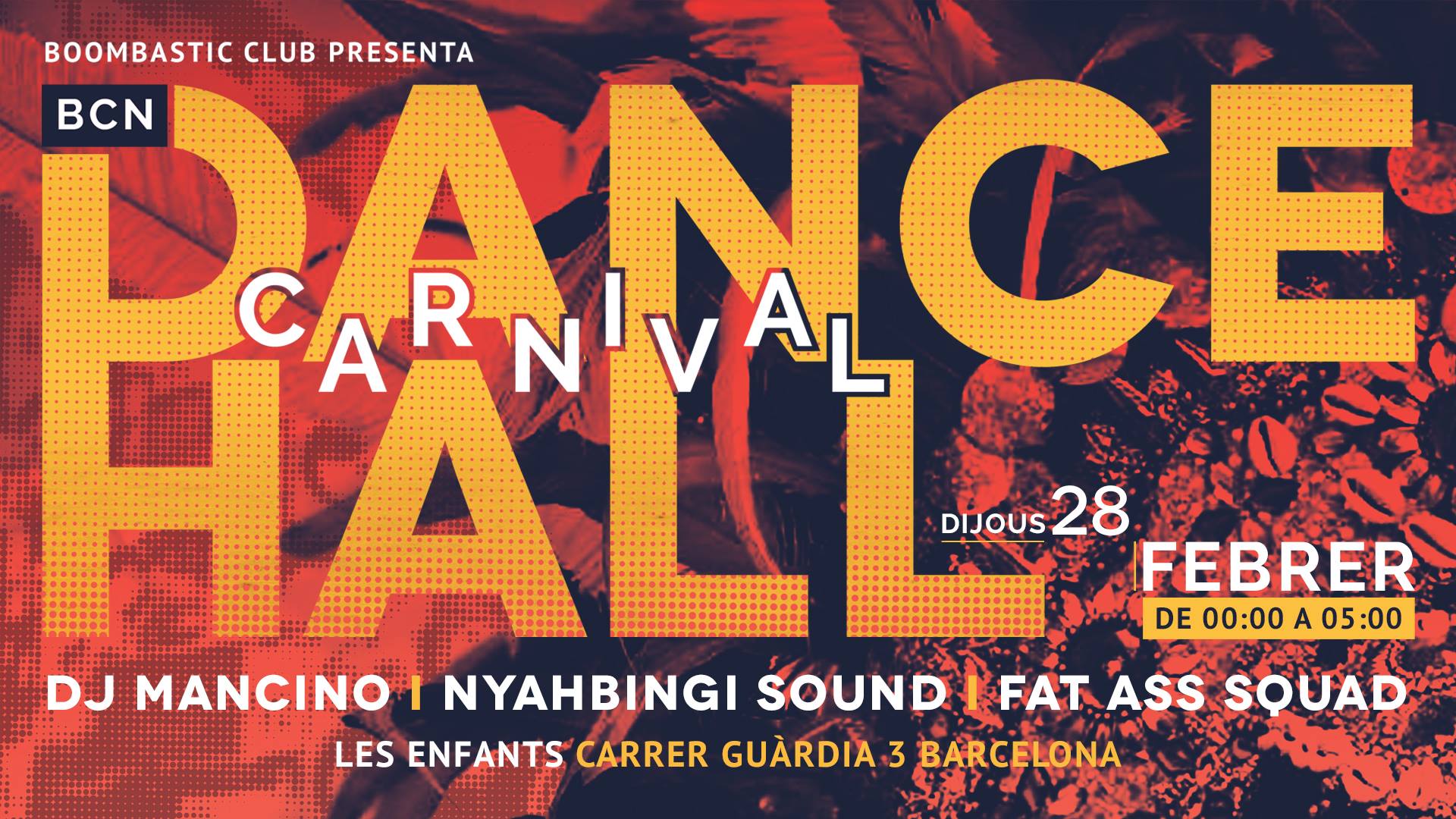 BoomBastic Club presenta Bcn Dancehall Carnival Party