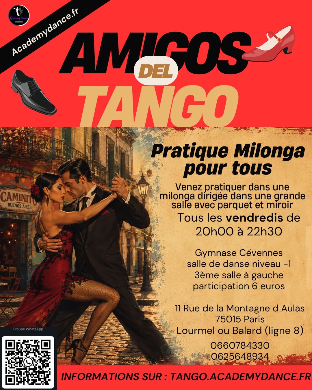 Pratique Milonga avec Amigo del Tango