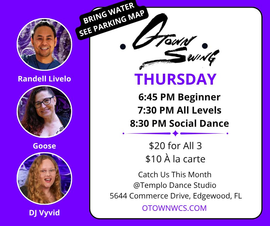 OTown Thursday Night West Coast Swing Class & Social Dance