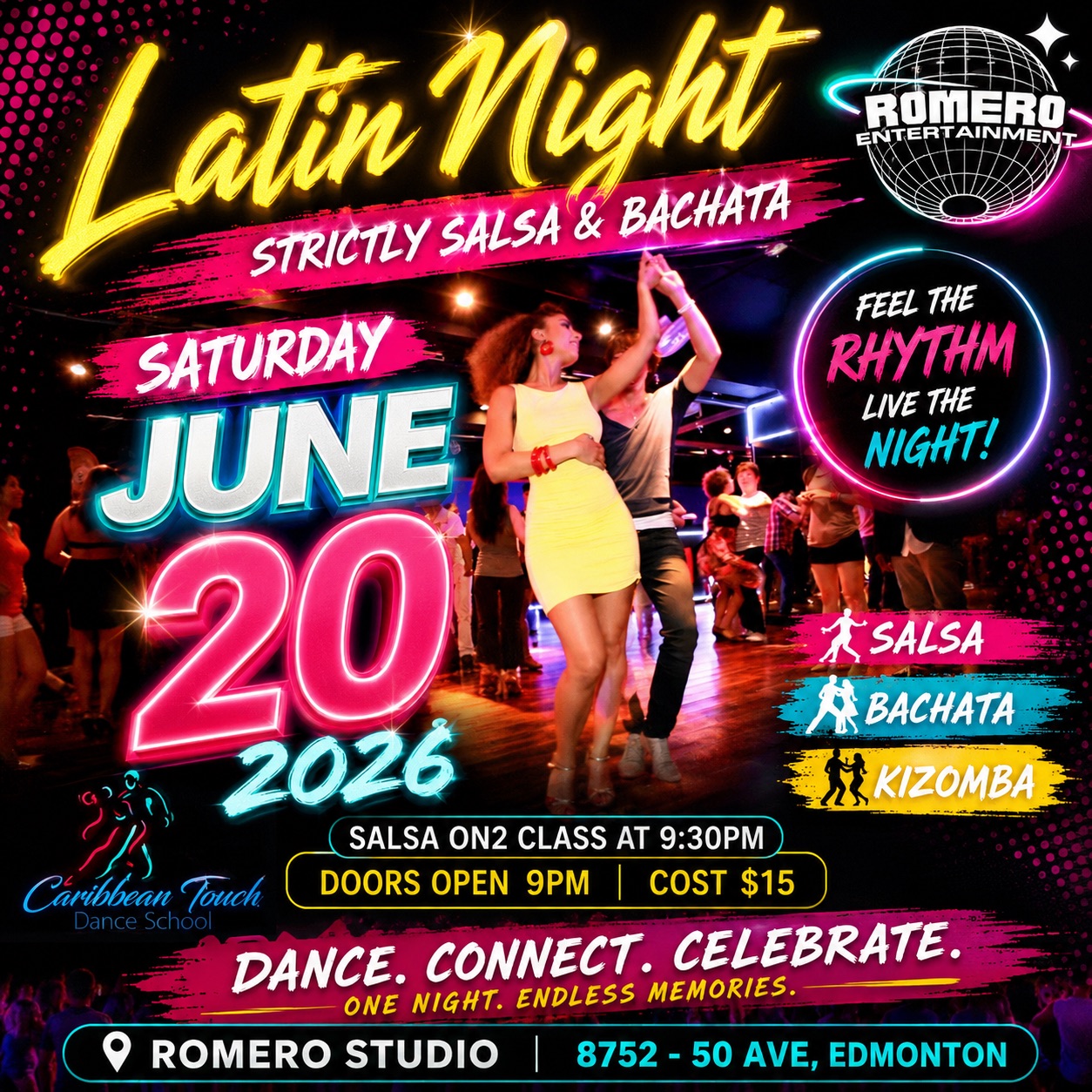 Latin party strictly salsa & bachata at Romero dance studio